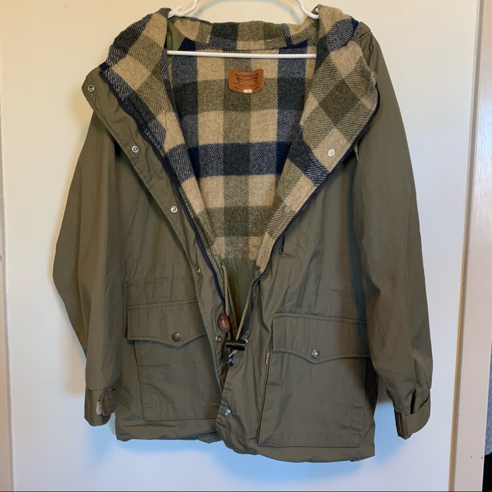 Vintage Levi’s army green jacket